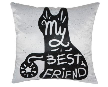 подушка с фотопечатью «Best friend»