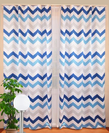 Комплект штор из габардина Геометрия